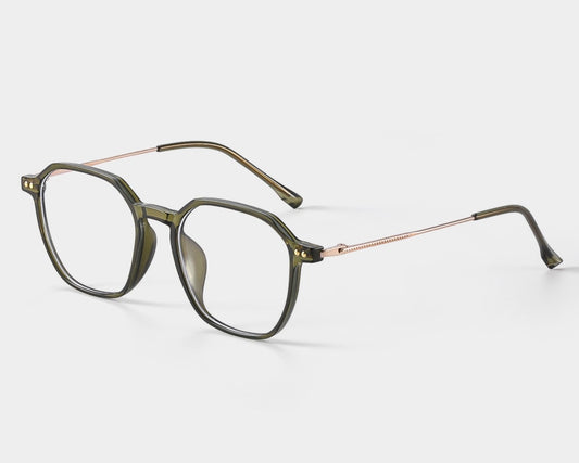 Bariq Aero – Geometric Blue Light Glasses - BARIQ