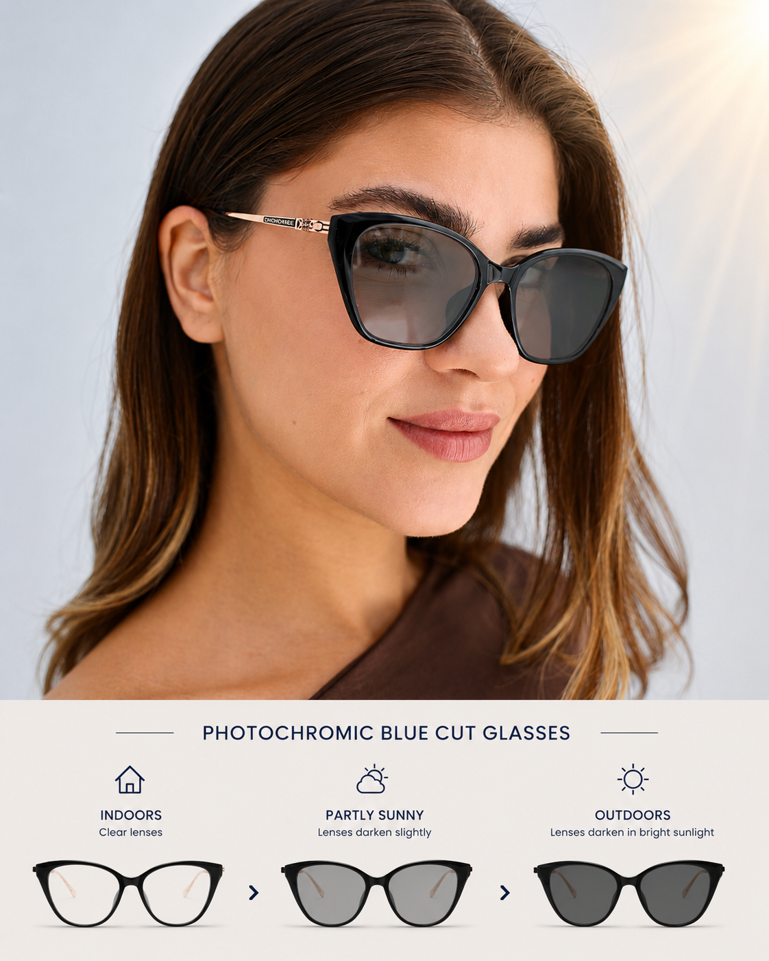 Bariq Luna – Sculpted Blue Light Glasses