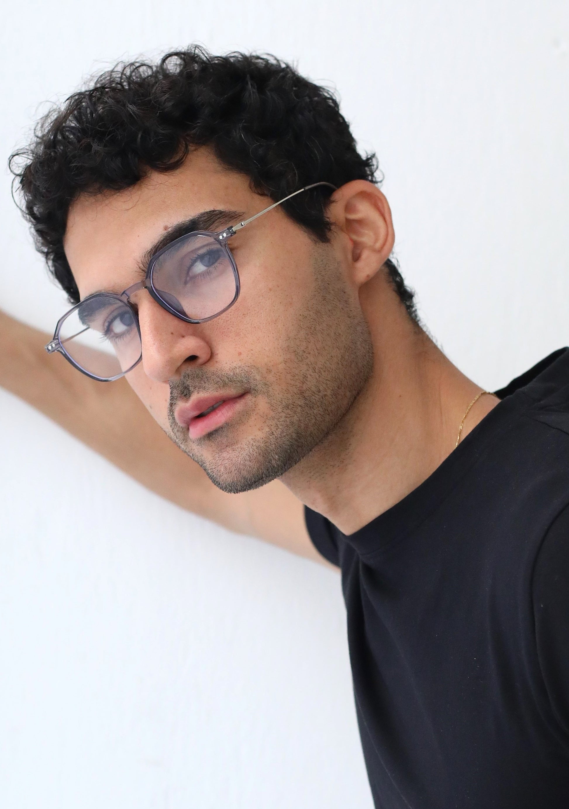 Bariq Aero – Geometric Unisex Blue Light Glasses - BARIQ