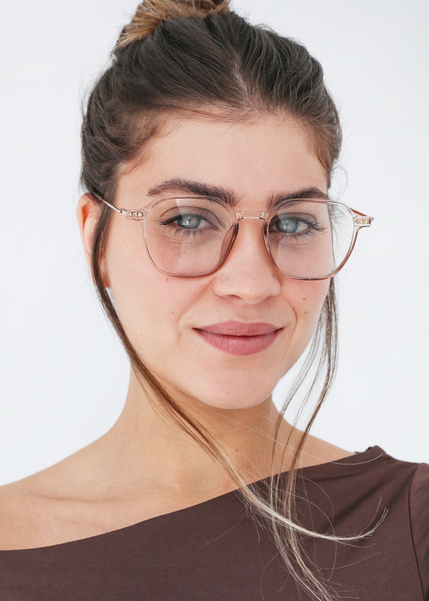 Bariq Aero – Geometric Unisex Blue Light Glasses
