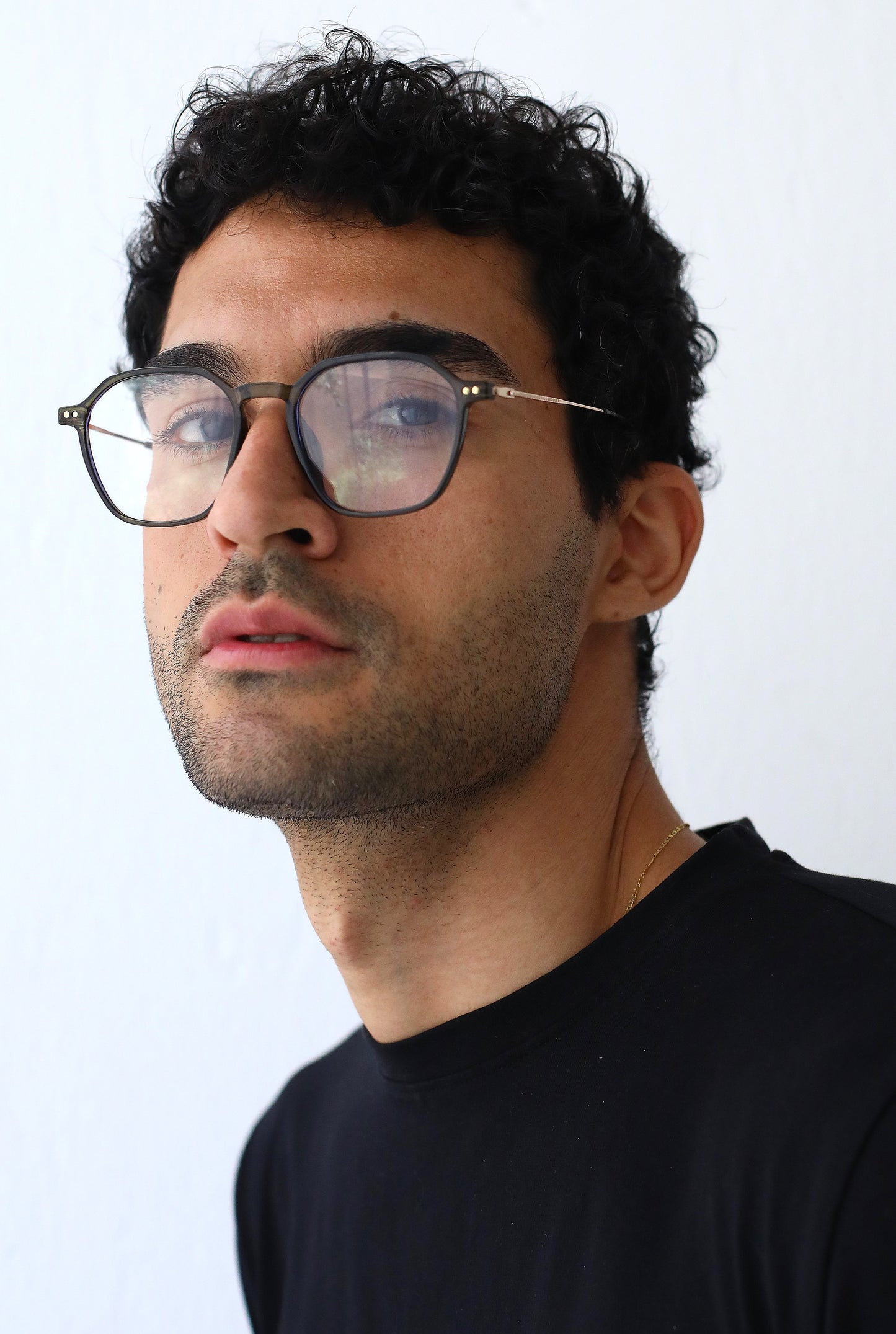 Bariq Aero – Geometric Unisex Blue Light Glasses - BARIQ