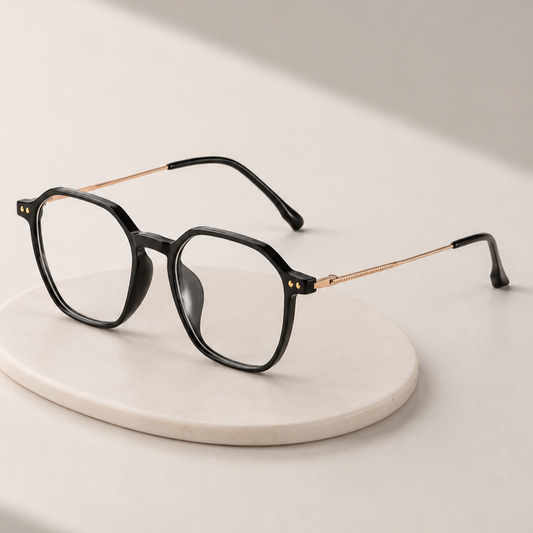 Bariq Aero – Geometric Unisex Blue Light Glasses