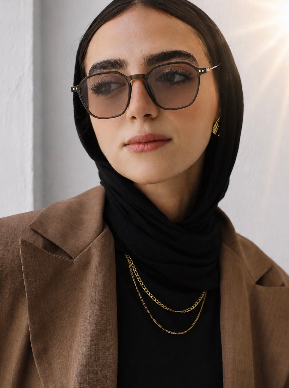 Bariq Aero – Geometric Unisex Blue Light Glasses