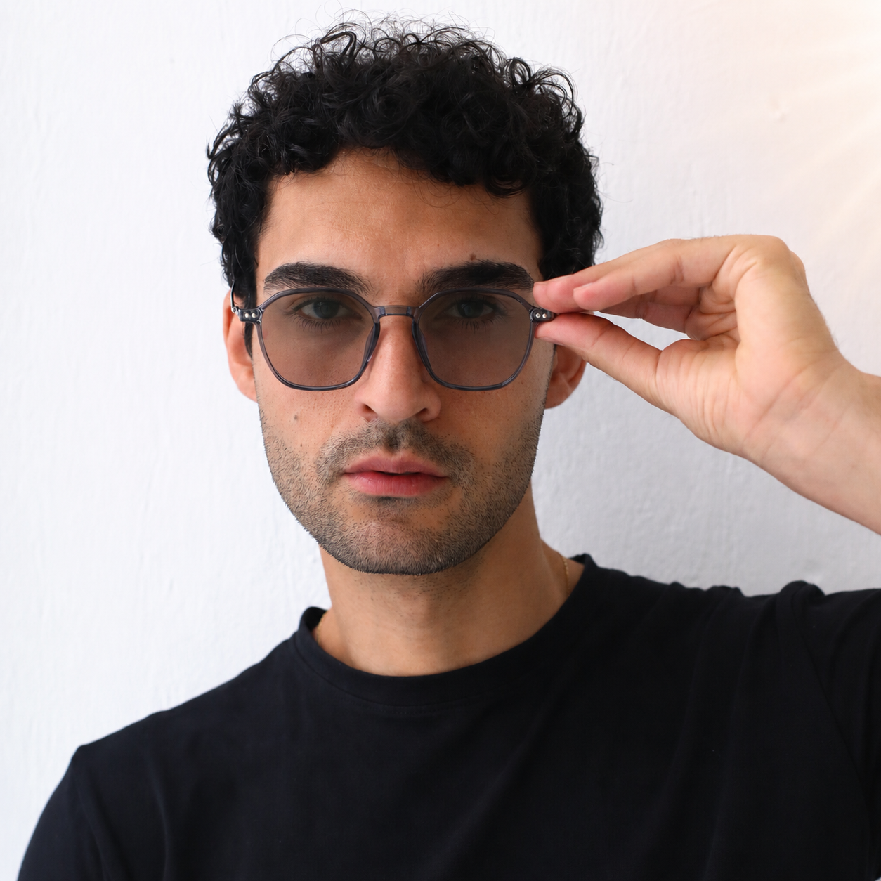 Bariq Aero – Geometric Unisex Blue Light Glasses